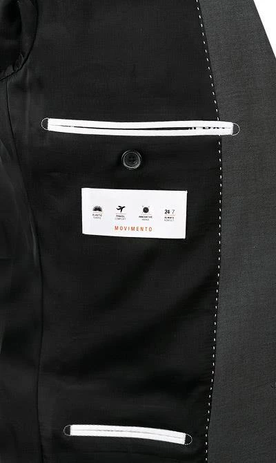 BALDESSARINI Anzug B0 14061+17050.8828/9209 Reise-Anzug, Modern Fit, Schurwolle, Grau meliert, Grau 9 BALDESSARINI Anzug B0 14061+17050.8828/9209 Reise-Anzug, Modern Fit, Schurwolle, Grau meliert, Grau – Bild 7