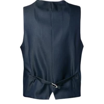 ROY ROBSON Weste 005045041466100/H420 Baumwolle-Leinen, Mittelblau kariert, Mittelblau 5 ROY ROBSON Weste 005045041466100/H420 Baumwolle-Leinen, Mittelblau kariert, Mittelblau – Bild 3