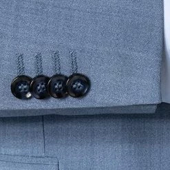 CINQUE Anzug Cimonopoli 2239+2139-1543/66 Super Slim, Schurwoll-Stretch, Blau meliert, Blau -Anzüge & Westen Schritte 364342 norm4