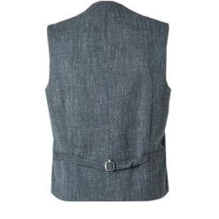 CG Weste Paddy 11-070N1/242340/63 Slim Fit, Baumwolle, Blau meliert, Dunkelblau -Anzüge & Westen Schritte 364520 norm4