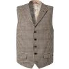 CG Weste Mortimer 11-213S6/242850/62 Baumwolle-Leinen, Braun kariert, Braun-blau -Anzüge & Westen Schritte 364522 master