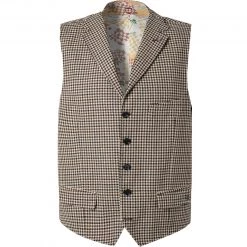 CG Weste Mortimer 11-213S6/242850/62 Baumwolle-Leinen, Braun kariert, Braun-blau