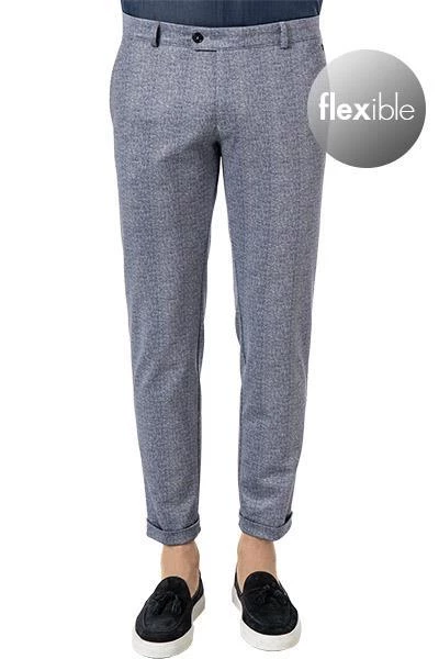 CG Hose Clow 11-234J3/239333/62 Slim Fit, Mikrofaser, Blau kariert, Blau 4 CG Hose Clow 11-234J3/239333/62 Slim Fit, Mikrofaser, Blau kariert, Blau – Bild 2