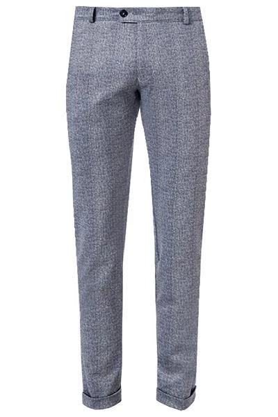 CG Hose Clow 11-234J3/239333/62 Slim Fit, Mikrofaser, Blau kariert, Blau 5 CG Hose Clow 11-234J3/239333/62 Slim Fit, Mikrofaser, Blau kariert, Blau – Bild 3