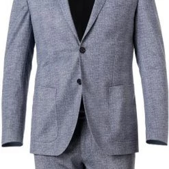 CG Anzug Cirk SV-Clow 11-234J3/225352+239333/62 Slim Fit, Stretch-Mikrofaser, Blau kariert, Blau -Anzüge & Westen Schritte 364536 norm2