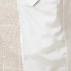 CG Anzug Paul SV+Paco 11-077N3/225222+230053/22 Slim Fit, Leinen-Wolle, Beige kariert, Hellbeige -Anzüge & Westen Schritte 364551 norm5