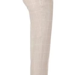 CG Anzug Paul SV+Paco 11-077N3/225222+230053/22 Slim Fit, Leinen-Wolle, Beige kariert, Hellbeige -Anzüge & Westen Schritte 364551 norm8