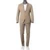 BOSS Anzug Hanry-Stanino 50450313/268 Slim Fit, Baumwolle, Beige -Anzüge & Westen Schritte 364624 master