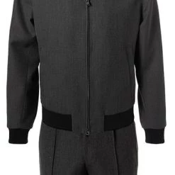 BOSS Anzug Nolwin-Peyson 50450615+631/030 Slim Fit, Schurwolle, Grau meliert, Grau -Anzüge & Westen Schritte 364789 norm2