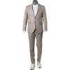 CG Anzug Paul SV/Paco 11-071N0/225222+230053/21 Slim Fit, Leinen-Lyocell, Sand meliert, Sand -Anzüge & Westen Schritte 364905 master