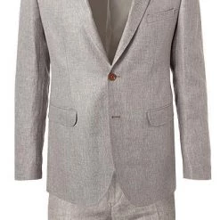 CG Anzug Paul SV/Paco 11-071N0/225222+230053/21 Slim Fit, Leinen-Lyocell, Sand meliert, Sand -Anzüge & Westen Schritte 364905 norm2