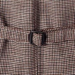 Carl Gross Weste Wilson-G 11-195S6/145180/72 Wolle-Leinen, Braun gemustert, Braun -Anzüge & Westen Schritte 364922 norm3