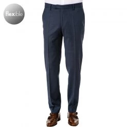 Pierre Cardin Hose Dupont 72240/810/88301/3250 Schurwoll-Stretch, Dunkelblau