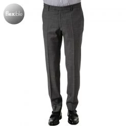 Pierre Cardin Hose Dupont 72240/810/88391/2400 Schurwoll-Stretch, Dunkelgrau