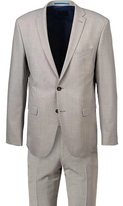 Pierre Cardin Anzug 52261+72240/850/55821/7830 Regular Fit, Schurwoll-Stretch Futureflex, Beige meliert, Beige 5 Pierre Cardin Anzug 52261+72240/850/55821/7830 Regular Fit, Schurwoll-Stretch Futureflex, Beige meliert, Beige – Bild 3