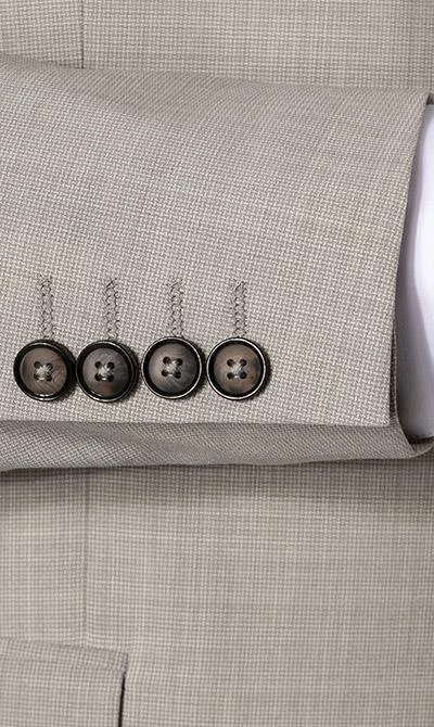 Pierre Cardin Anzug 52261+72240/850/55821/7830 Regular Fit, Schurwoll-Stretch Futureflex, Beige meliert, Beige 7 Pierre Cardin Anzug 52261+72240/850/55821/7830 Regular Fit, Schurwoll-Stretch Futureflex, Beige meliert, Beige – Bild 5