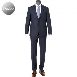 Pierre Cardin Anzug 42255+72238/810/14010/3150 Modern Fit, Schurwoll-Stretch, Navy
