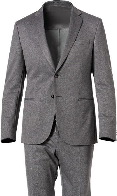 BOSS Anzug Norwin-Banks 50450433+442/041 Slim Fit, Jersey halbgefüttert, Silber meliert, Silber 5 BOSS Anzug Norwin-Banks 50450433+442/041 Slim Fit, Jersey halbgefüttert, Silber meliert, Silber – Bild 3