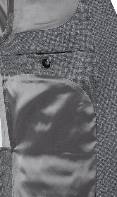 BOSS Anzug Norwin-Banks 50450433+442/041 Slim Fit, Jersey halbgefüttert, Silber meliert, Silber 9 BOSS Anzug Norwin-Banks 50450433+442/041 Slim Fit, Jersey halbgefüttert, Silber meliert, Silber – Bild 7
