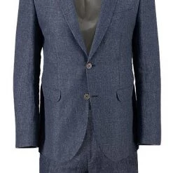 CG Anzug Paul SV/Paco 11-071N0/225222+230053/62 Slim Fit, Leinen, Jeansblau meliert, Blau 13 CG Anzug Paul SV/Paco 11-071N0/225222+230053/62 Slim Fit, Leinen, Jeansblau meliert, Blau -Anzüge & Westen Schritte 366485 norm2