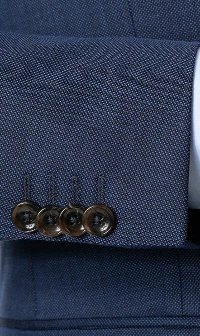 Carl Gross Anzug 00-072S0/324972+339603/62 Modern Fit, Schurwolle GUABELLO, Royalblau 7 Carl Gross Anzug 00-072S0/324972+339603/62 Modern Fit, Schurwolle GUABELLO, Royalblau – Bild 5