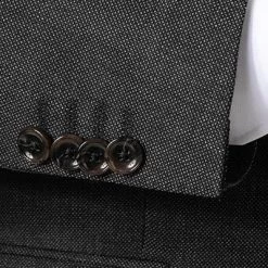 Carl Gross Anzug 00-072S0/324972+339603/82 Modern Fit, Schurwolle GUABELLO, Dunkelgrau -Anzüge & Westen Schritte 366798 norm4