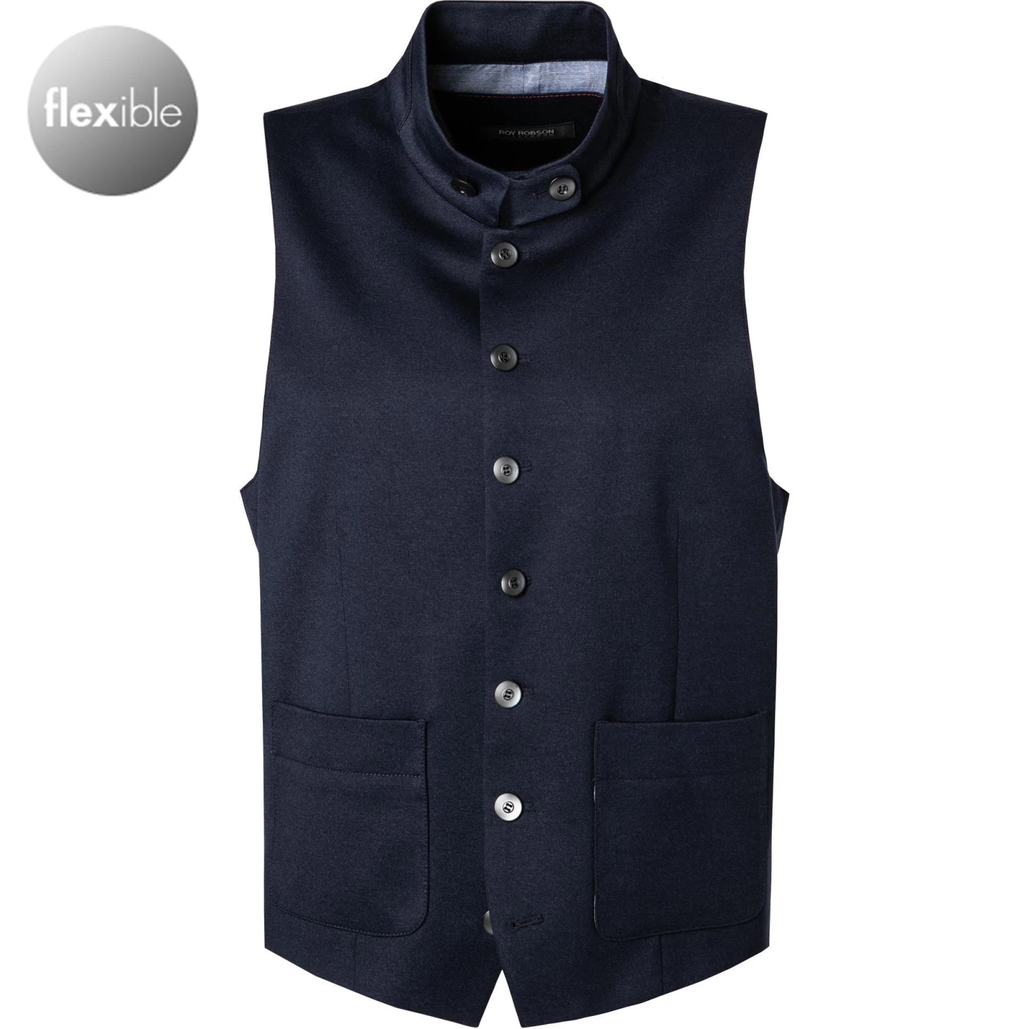 ROY ROBSON Weste 005045341785800/A410 Mikrofaser, Marineblau meliert, Marine 3 ROY ROBSON Weste 005045341785800/A410 Mikrofaser, Marineblau meliert, Marine