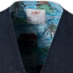 BOB Weste SHOP403 T403/navy Baumwolle-Leinen -Anzüge & Westen Schritte 369343 norm3