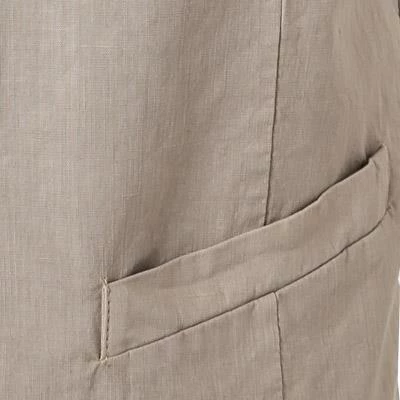 BOB Weste SHOP403 T403/sabbia Baumwolle-Leinen, Beige 8 BOB Weste SHOP403 T403/sabbia Baumwolle-Leinen, Beige – Bild 6