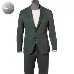 BOSS Sakko Nolvay 50453717/301 Slim Fit, Mikrofaser ungefüttert, Dunkelgrün , Dunkelgrün