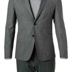 BOSS Sakko Nolway 50453758/447 Sakko Nolvay, Slim Fit, Schurwolle ungefüttert, Grau-türkis, Türkis-grau -Anzüge & Westen Schritte 369694 norm