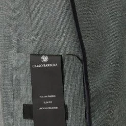 BOSS Sakko Nolway 50453758/447 Sakko Nolvay, Slim Fit, Schurwolle ungefüttert, Grau-türkis, Türkis-grau -Anzüge & Westen Schritte 369694 norm5