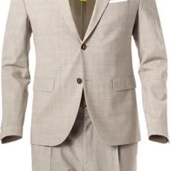 CINQUE Anzug Ciconti 2275+2175-6168/22 Schurwoll-Stretch, Beige kariert, Beige -Anzüge & Westen Schritte 369968 norm2