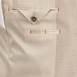 CINQUE Anzug Ciconti 2275+2175-6168/22 Schurwoll-Stretch, Beige kariert, Beige -Anzüge & Westen Schritte 369968 norm6