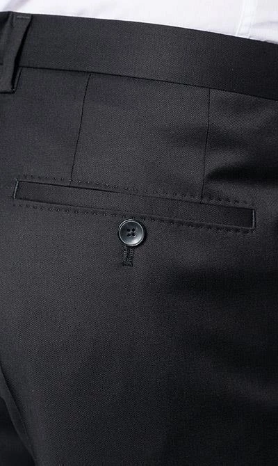 BOSS Anzug Johnstons/Lenon 50318521+50318825/001 Anzug Johnstons-Lenon, Regular Fit, Schurwolle Super120 GUABELLO, Schwarz , Black 11 BOSS Anzug Johnstons/Lenon 50318521+50318825/001 Anzug Johnstons-Lenon, Regular Fit, Schurwolle Super120 GUABELLO, Schwarz , Black – Bild 9