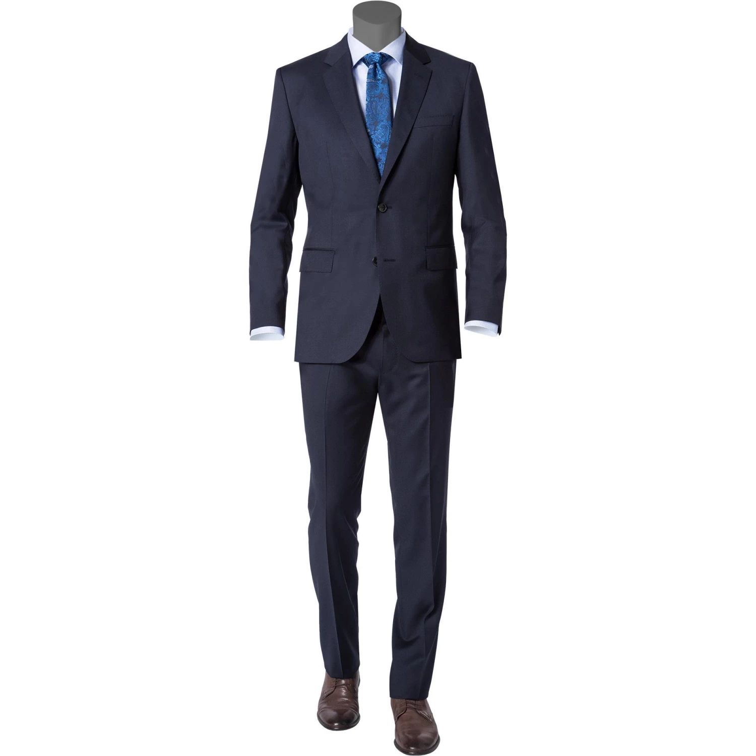 BOSS Anzug Johnstons/Lenon 50318521+50318825/401 Anzug Johnstons-Lenon, Regular Fit, Schurwolle Super120 GUABELLO, Dunkelblau, Dark blue 3 BOSS Anzug Johnstons/Lenon 50318521+50318825/401 Anzug Johnstons-Lenon, Regular Fit, Schurwolle Super120 GUABELLO, Dunkelblau, Dark blue