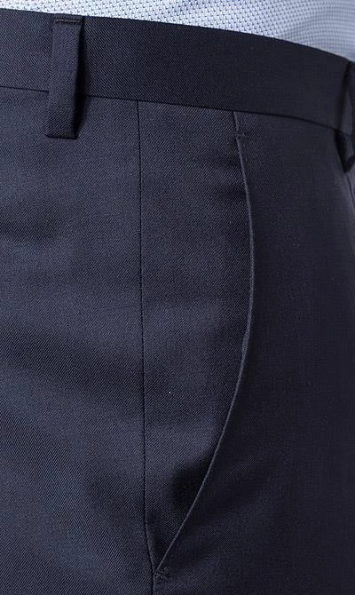 BOSS Anzug Johnstons/Lenon 50318521+50318825/401 Anzug Johnstons-Lenon, Regular Fit, Schurwolle Super120 GUABELLO, Dunkelblau, Dark blue 10 BOSS Anzug Johnstons/Lenon 50318521+50318825/401 Anzug Johnstons-Lenon, Regular Fit, Schurwolle Super120 GUABELLO, Dunkelblau, Dark blue – Bild 8