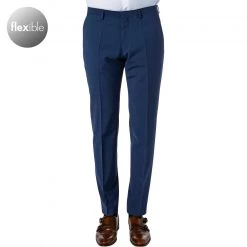ROY ROBSON Hose S01050391083200/A410 Extra Slim Fit, Schurwoll-Stretch, Navy meliert, Navy