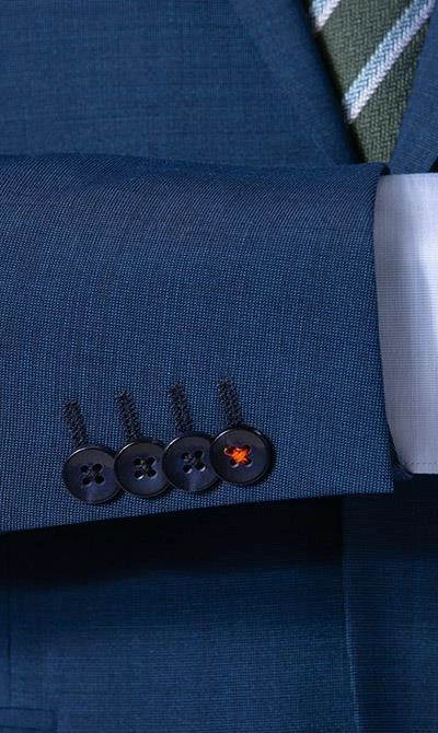 ROY ROBSON Anzug S00050391080900+1083200/A410 Extra Slim Fit, Schurwoll-Stretch, Navy meliert, Navy 7 ROY ROBSON Anzug S00050391080900+1083200/A410 Extra Slim Fit, Schurwoll-Stretch, Navy meliert, Navy – Bild 5