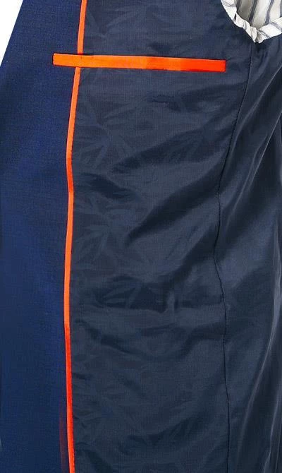 ROY ROBSON Anzug S00050391080900+1083200/A410 Extra Slim Fit, Schurwoll-Stretch, Navy meliert, Navy 8 ROY ROBSON Anzug S00050391080900+1083200/A410 Extra Slim Fit, Schurwoll-Stretch, Navy meliert, Navy – Bild 6