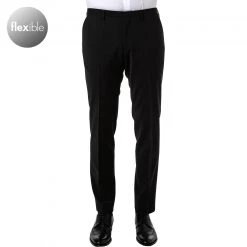 ROY ROBSON Hose S01050461083200/A001 Extra Slim Fit, Schurwolle, Schwarz