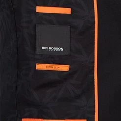 ROY ROBSON Anzug S00050461080900+1083200/A001 Extra Slim Fit, Schurwoll-Stretch, Schwarz -Anzüge & Westen Schritte 370985 norm6