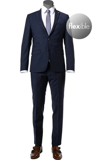 ROY ROBSON Anzug S00050461080900+1083200/A401 Extra Slim Fit, Schurwoll-Stretch, Dunkelblau 4 ROY ROBSON Anzug S00050461080900+1083200/A401 Extra Slim Fit, Schurwoll-Stretch, Dunkelblau – Bild 2