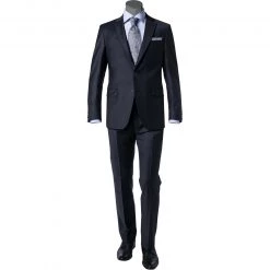 DIGEL Anzug 1009342/120210+114001/20 Modern Fit, Schurwolle, Nachtblau
