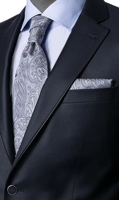 DIGEL Anzug 1009342/120210+114001/20 Modern Fit, Schurwolle, Nachtblau 5 DIGEL Anzug 1009342/120210+114001/20 Modern Fit, Schurwolle, Nachtblau – Bild 3