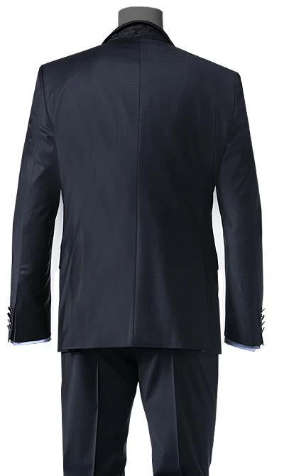 DIGEL Anzug 1009342/120210+114001/20 Modern Fit, Schurwolle, Nachtblau 8 DIGEL Anzug 1009342/120210+114001/20 Modern Fit, Schurwolle, Nachtblau – Bild 6