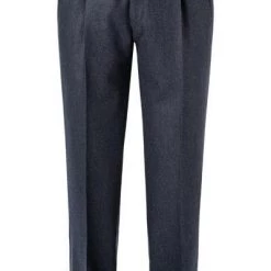 HILTL Hose Milano-U 42053/33802/42 Hose Milano U, Classic Fit, Flanell, Nachtblau meliert, Nachtblau -Anzüge & Westen Schritte 372235 norm2