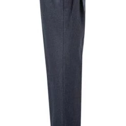 HILTL Hose Milano-U 42053/33802/42 Hose Milano U, Classic Fit, Flanell, Nachtblau meliert, Nachtblau -Anzüge & Westen Schritte 372235 norm3