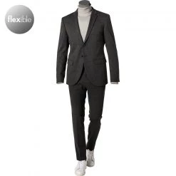 JOOP! Anzug Damon/Gun 30028777+8/030 Extra Slim Fit, Dunkelgrau meliert, Dunkelgrau
