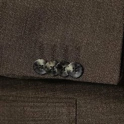 BOSS Anzug Huge-Genius 50460491+474/308 Slim Fit, Schurwolle, Braun meliert, Braun -Anzüge & Westen Schritte 373919 norm4